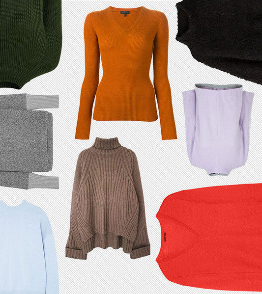 Perfect Sweaters in Every Color of the Rainbow