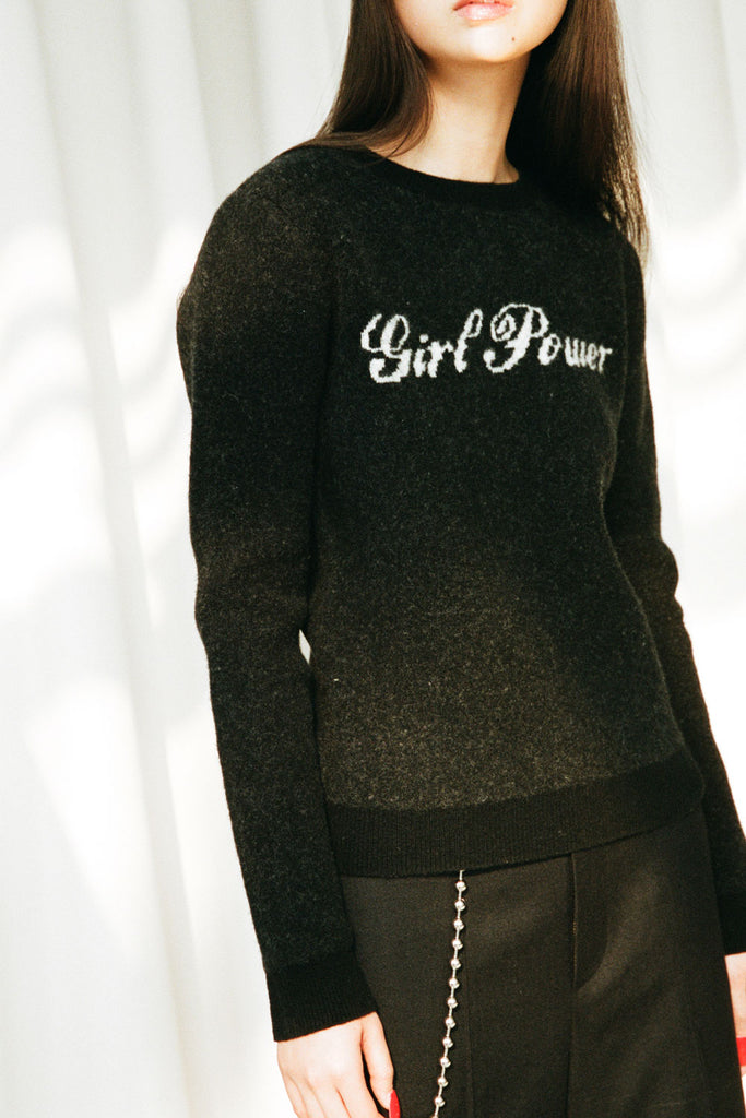 Girl Power Fitted Sweater