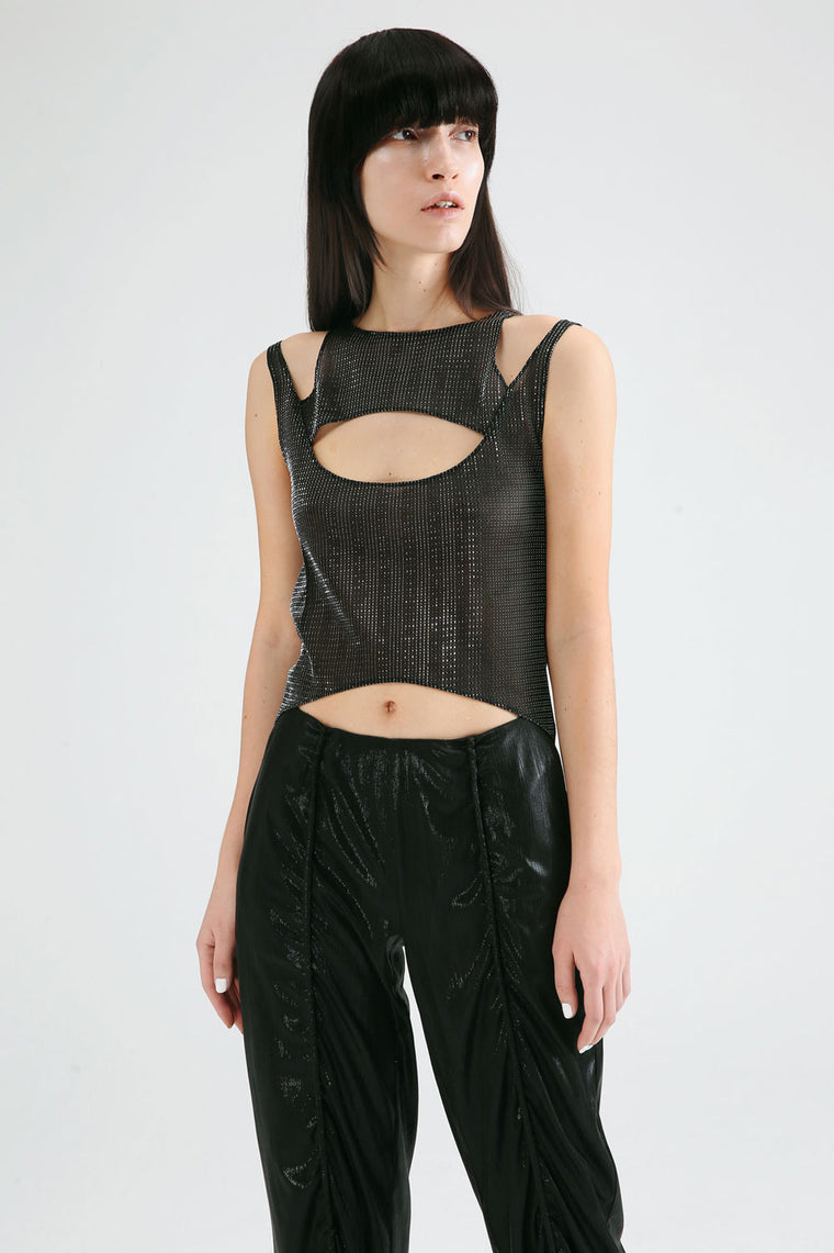 Sheer Cut-Out Top