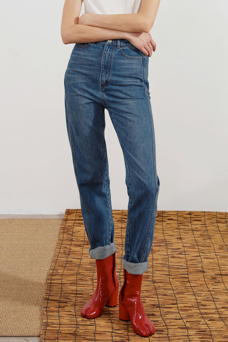 High-Rise Mother Jeans