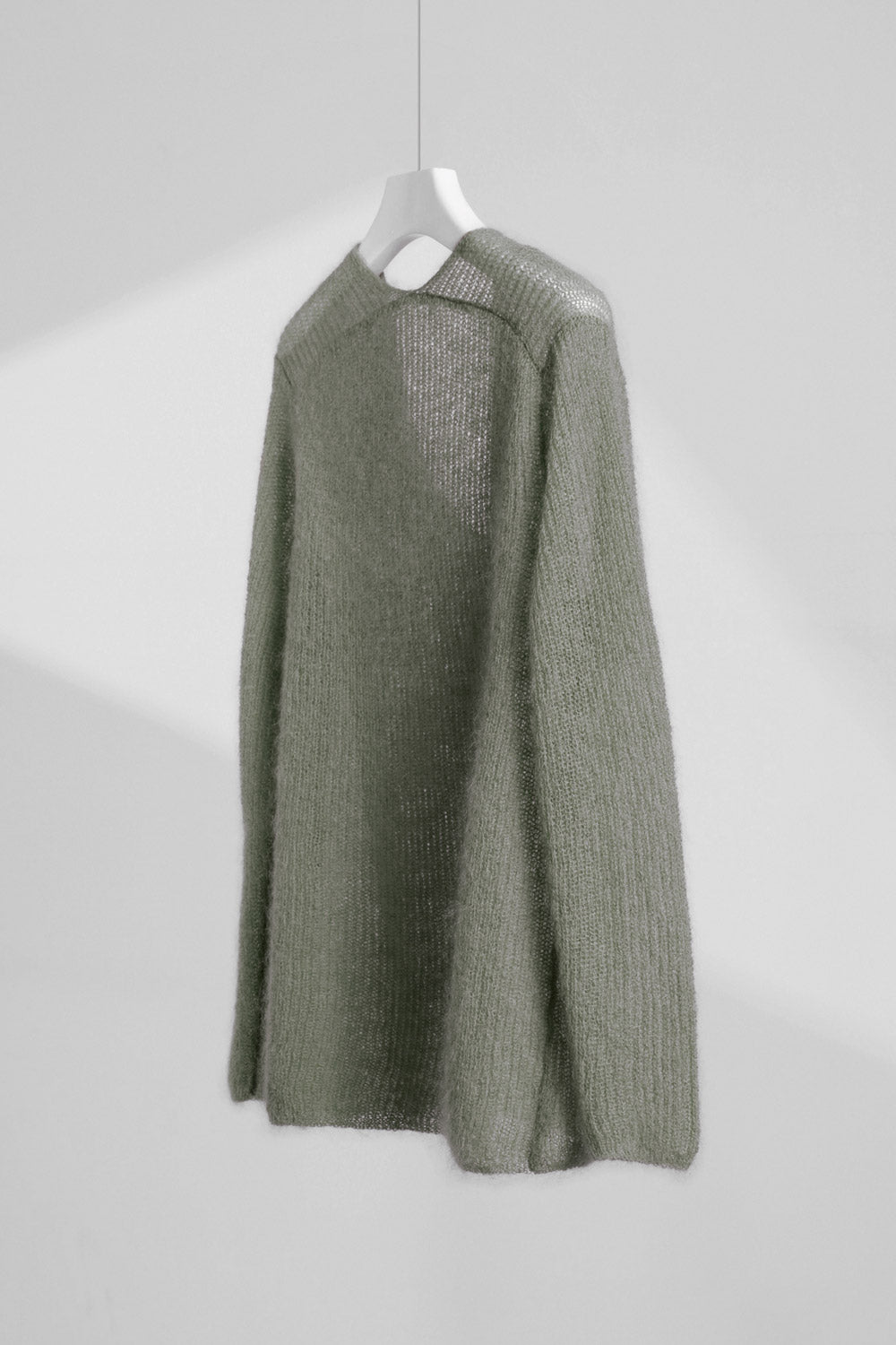 V-Neck Mohair Sweater