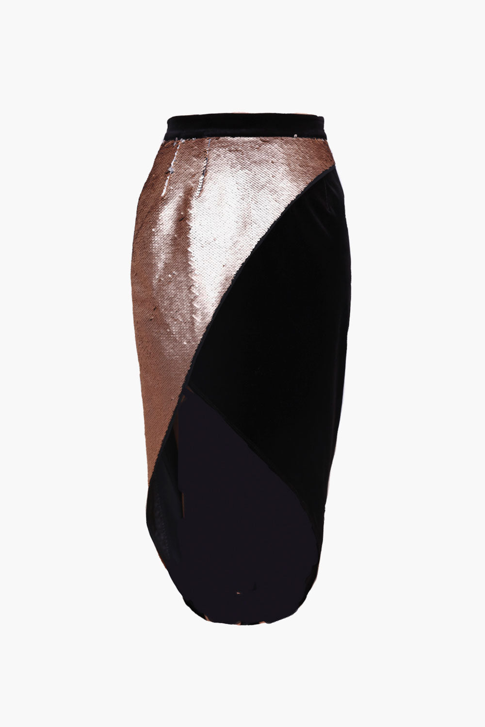 Velvet Sequin Skirt