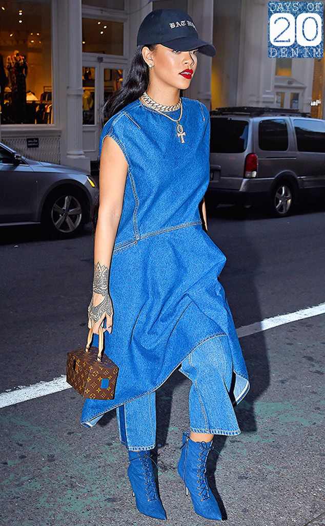 Rihanna's Denim Dress Is More Versatile Than You Think